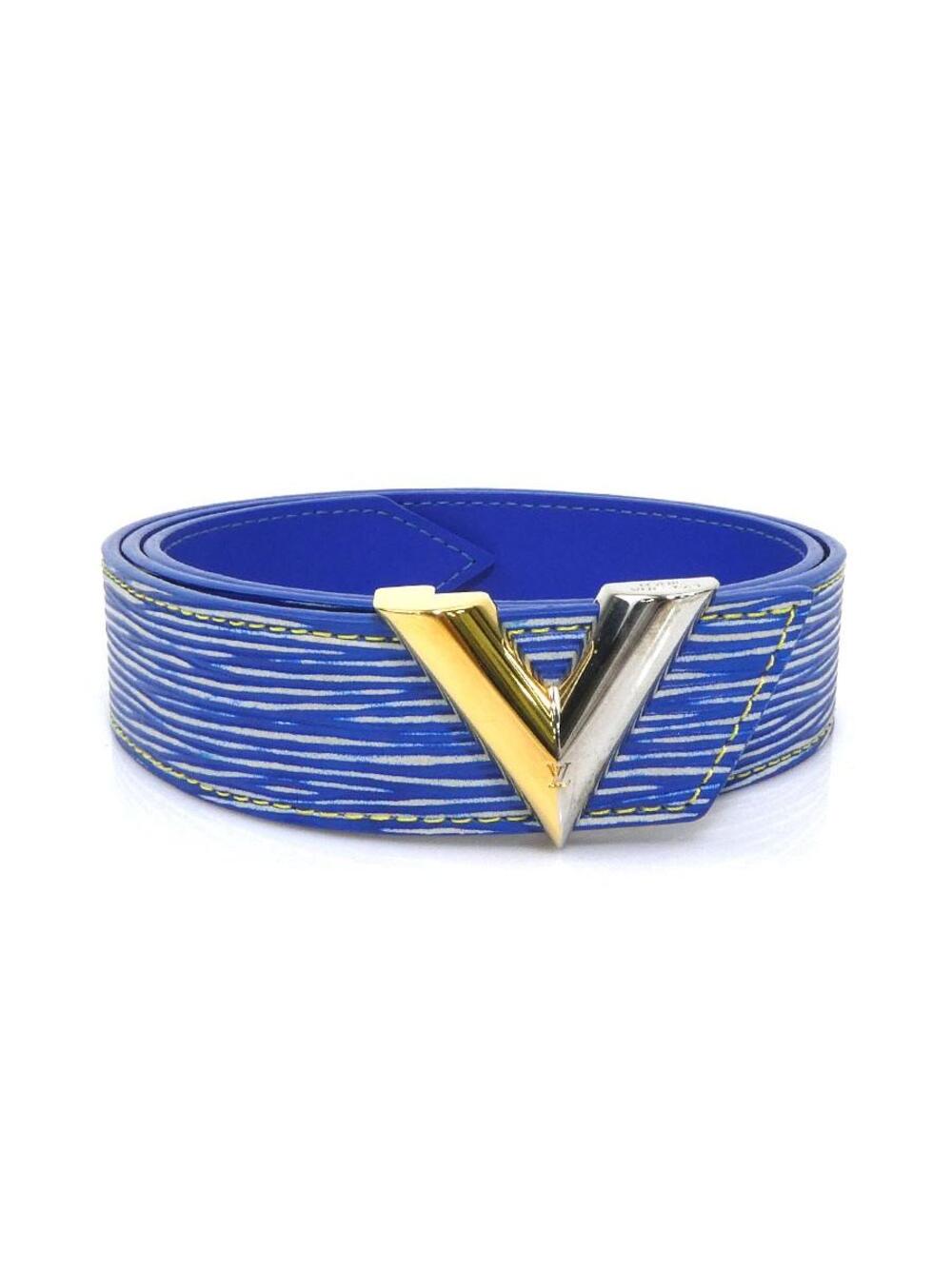 Auth Louis Vuitton Epi Denim Belt #302899L37B